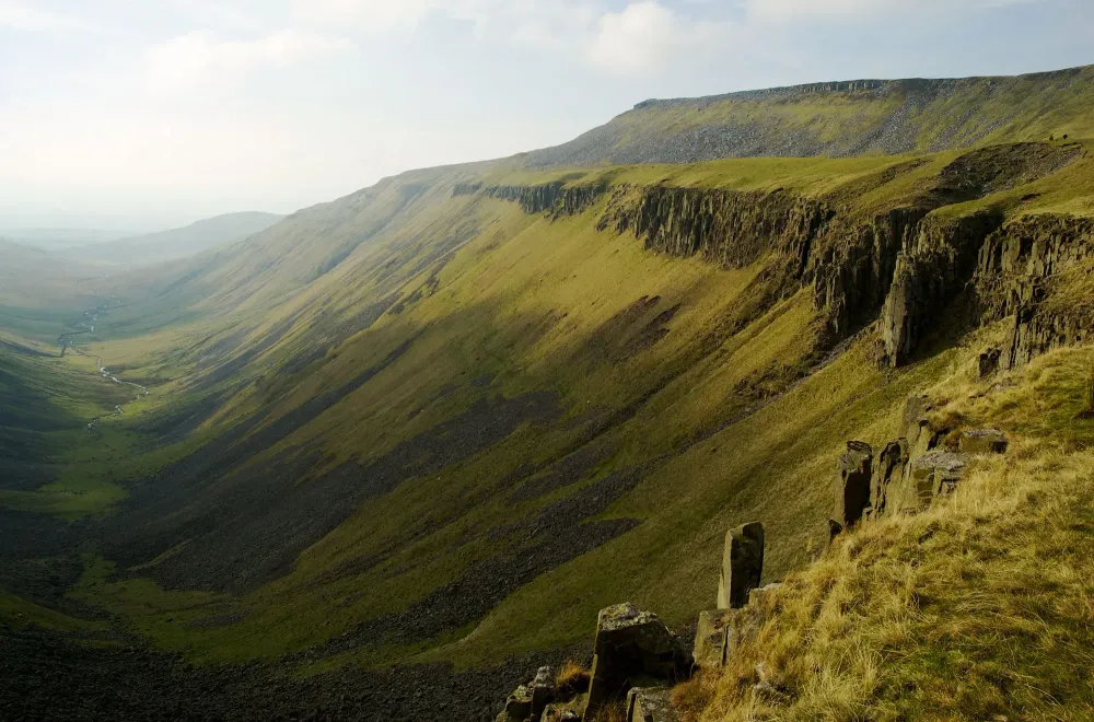 The dramatic landscape of High Cup Nick, Cumbria, England